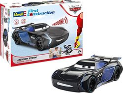 Revell Jackson Storm Disney bilar bil med ljus & ljud, första konstruktionen, byggsats för barn från 4, svart