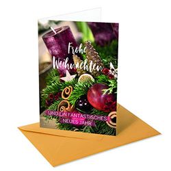 Ménagère de Noël avec bougie