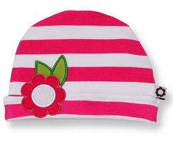 Olive Moss &-COW3-HAT-Cappello Collette la Mucca, colore: rosa/bianco, 12-24 mesi