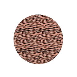 Questo Casa, Rund musmatta med digitalt tryck, halkfri baksida, för kontor och hem, diameter: 22 cm