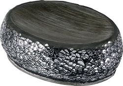 Gedy - PORTE SAVON GRIS ARGENT MYOSOTIS - Gedy - G-MY117300300
