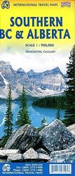 British Columbia South / Alberta South: ITM Travel Reference Map 1:900000