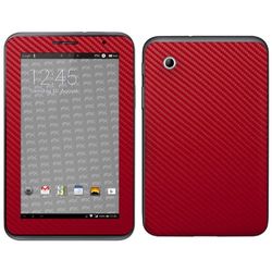 atFoliX FX-Carbon - Skin para Samsung Galaxy Tab 2 7.0 GT-P3100, Color Rojo