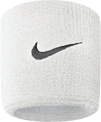Nike Uniseks Swoosh Polsbandjes White/Black One Size