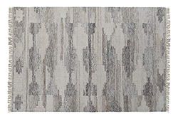 DRW tapijt van wol in beige en grijs 160 x 240 cm