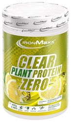 IronMaxx Clear Plant Protein Zero – Lemon Ice Tea 400g Boîte | Protéines véganes sans sucre à base de pois | Boisson sportive claire et sans soja