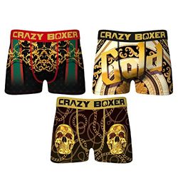 Crazy Boxer XL Set 3 boxershorts, 3 stuks T727-1, heren