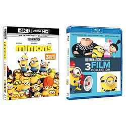 Minions (4K Ultra-HD+Blu-Ray) & Cattivissimo Me 1,2,3 Collection (Box 3 Br)