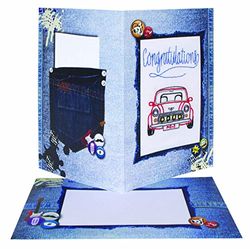 Anchor Rag Dolls & Soft Toys Embroidery Kit: Card: Congratulations, Multi, 14.8 x 21cm