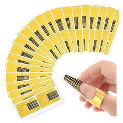 Redodo 120 Pieces Self Adhesive Nail Modelling Stencils, Suitable for Nail Extensions, Gel Nails, False Nails and Nail Art Designs