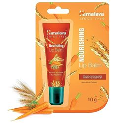 Himalaya Nourishing Lip Balm with Wheatgerm Oil Carrot Seed Oil, UV Protection 10g