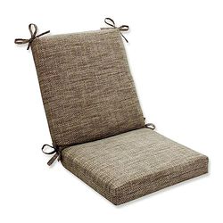 Kudde perfekt uteplats stolkuddar, plysch fiberfyllning, väder- och blekningsbeständig, polyester, grå, fyrkantiga hörn – 92,7 cm x 45,7 cm