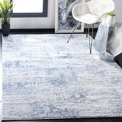 Safavieh multifunktionell matta område matta 120 X 180 cm Ivory/Blue