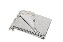 Fussenegger UNI-Designer knuffeldeken - met franjes 150 x 200 cm vilt