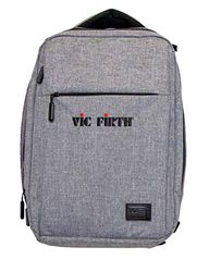 VIC FIRTH - Mochila de viaje - color gris con VF Logotipo