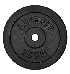 Sport Team Lifefit - Disco in metallo, unisex, multicolore, 15 kg