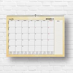 Maandelijkse wandorganizer 2023 | HappyMots | 32 x 47 cm | 16 maanden - van september 2022 tot december 2023 | ruimte om te schrijven en te schrijven | praktisch en motiverend | maandkalender aan de