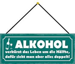 Schatzmix Tin-Plate Sign, Sheet metal, Multicoloured, 27x10 cm