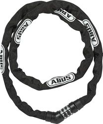 ABUS Steel-O-Chain 4804C cadeado de corrente - Cadeado de combinação de aço especial - nível de segurança 3 - 110 cm - preto