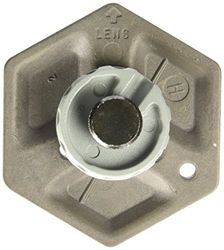 Manfrotto 030VHS- 14 Placa hexagonal de desbloqueio rápido com pino de localização VHS de 1/4 polegadas - substitui 3159