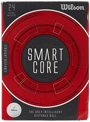 Wilson Smart Core - Palline da golf, confezione da 24, colore: Bianco