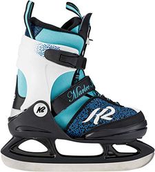 K2 Flicka Marlee Ice Skates skridskor, svart/blå/ljusblå, 32–37 EU