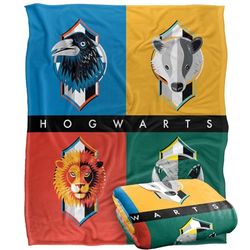 HARRY POTTER Silky Touch Super Soft Throw Blanket 152 x 127 cm