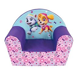Fun House | Fauteuil Club pour Enfant PAT Patrouille Rose | L52 x l33 x H42 Cm | Origine France Garantie| Licence Officielle | Collection Chambre Pat Patrouille | Idée Cadeau Dès 12 Mois