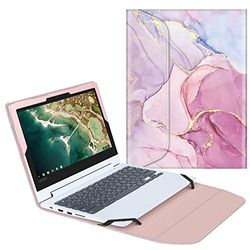 Fintie Étui Portefeuille en Cuir PU de qualité supérieure pour Lenovo Chromebook Flex 3 / Lenovo Chromebook C330 11,6"