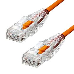 PROXTEND SLIM U/UTP CAT6 LSZH AWG 28 ORANGE 4M