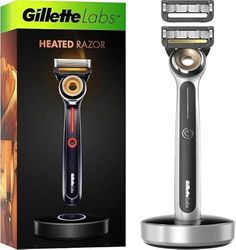 Gillette Labs Heated Razor Zestaw do Golenia na Ciepło, 4 Elementy
