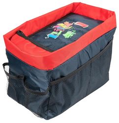 WALSER organisateur arrière sac de siège pour enfants graffiti boîte de rangement pour siège arrière sac de voiture pour enfants organisateur bleu