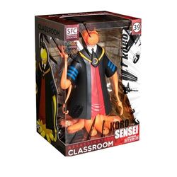 ABYSTYLE Studio Assassination Classroom Orange Koro Sensei SFC Collectible PVC Figure 7.8" Tall Statue Anime Manga Figurine Home Room Office Décor Gift