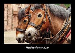 Pferdegeflüster 2024 Fotokalender DIN A3: Monatskalender mit Bild-Motiven von Haustieren, Bauernhof, wilden Tieren und Raubtieren