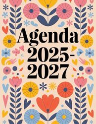 AGENDA 2025-2027: Tu Compañera de Estilo y Organización: Planifica con Brillo y Éxito los Próximos Tres Años, Brilla con estilo: Tu planificador de 3 ... tus metas y sueños siempre organizados.
