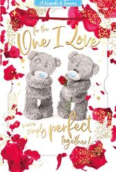 3D Holographic Keepsake One I Love Me to You Valentine's Day Card
