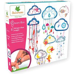 Sycomore CRE2082 Creatieve kinderhobbyset-dromenvanger, wolken-5 projecten-DIY-Dream Box Collector-vanaf 7 jaar-sycomore-CRE2082, meerdere kleuren