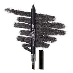Revlon Eyeliner ColorStay Multiplayer Liquid-Glide, produit de maquillage multi-usages dôté d'un pinceau professionnel, texture crémeuse, waterproof et longue tenue, 401 Checkmate, 0,9g