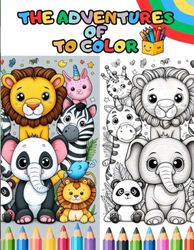 Coloring Book for Children aged 2 to 6: Cute Animals and Simple Pictures to Learn and Color: Children will love the incredible animal drawings in this book