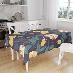 Bonamaison, Anti-moisissure, Séchage Rapide, Résistant aux Taches, Lavable en Machine, 100% Polyester Nappe de Table (140cm x 160cm) - Conçu et Fabriqué en Turquie