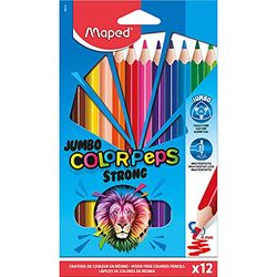 Maped Pastelli Strong Jumbo Color Peps 12 Col