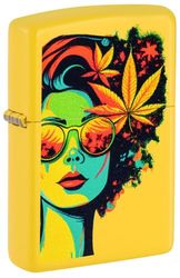 Zippo Blazing Beauty Design Sunflower Pocket Lighter