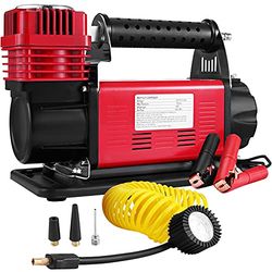 Succebuy Gonfiatore per pneumatici 150PSI Compressore d'aria resistente 12 V Compressore d'aria auto per 4 x 4, motore, bicicletta, camion