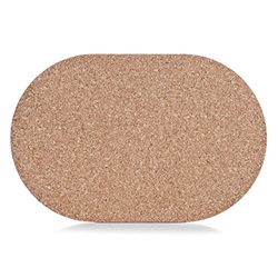 Zeller Present Handels base para copos de cortiça, conjunto de 4, multicolorido, 1 pacote, 4
