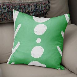 Bonamaison Housses de Coussin, Polycoton, Vert, Standard