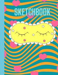 Retro Groovy Sketchbook: Colorful Retro Sketchbook, Colorful Cute Retro Vintage 80s Notebook Journal for Kids teens girls and adults, Drawing notebook ... Paper Pad 8.5" x 11" - Notebook 100 Pages