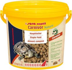 sera reptil professional carnivor nature 3,8 L (1,12 kg) | nourriture pour tortues aquatiques 3.800 ml 1.120 g | sans colorant ni conservateur 3.800 ml 1.112 g