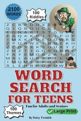 Word Search Puzzle: 2100 Words- 100 Themed Puzzles- For Teens, Adults And Seniors.: A Word Search Quest for Curious Minds. Large Print Words| 6x9 inches