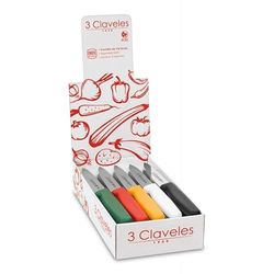 Levitantes Couteau à légumes en Acier Inoxydable, 3 Lames, idéal pour Couper, éplucher et préparer des Aliments Frais.