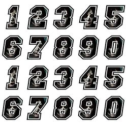 GamesMonkey Kit Adesivi Numeri Gara 20PZ Gara Cross Pista Auto Moto Stickers (14 cm, Donna Teschio)